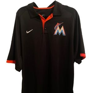 Men’s Nike Miami Marlins Collared Shirt